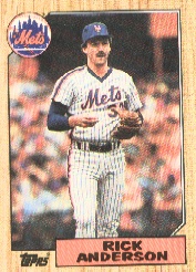 1987 Topps Baseball Cards      594     Rick Anderson